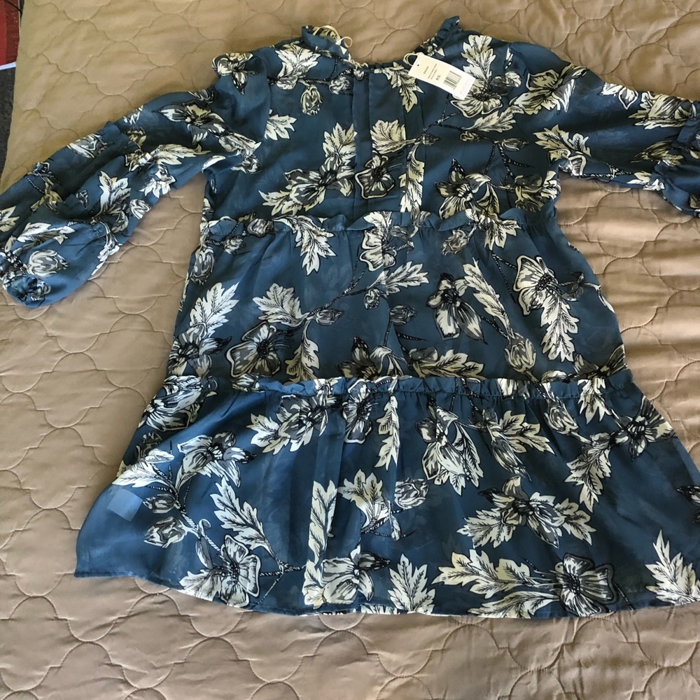 Blue Floral Dress